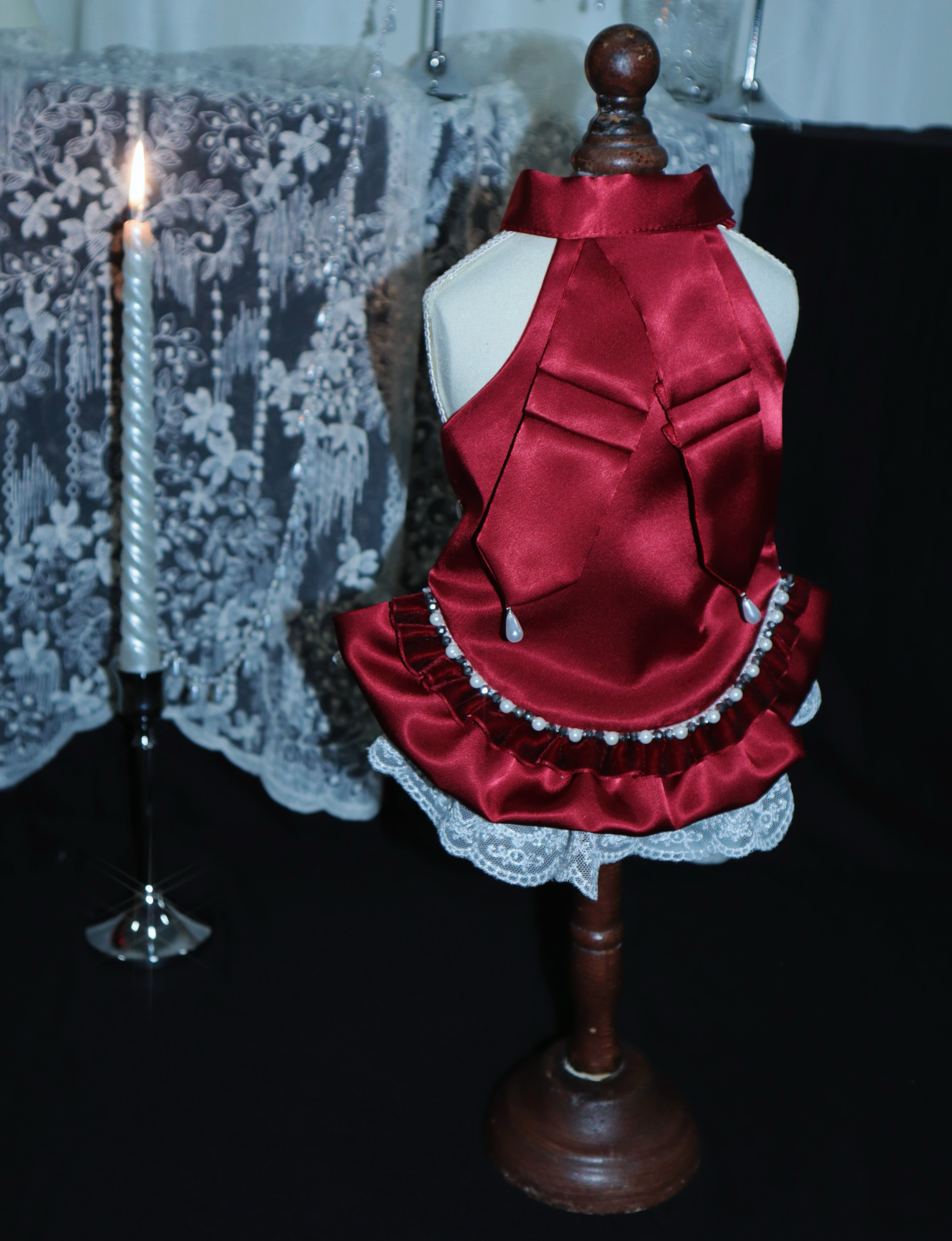 Crimson Pearl β Dog Dress