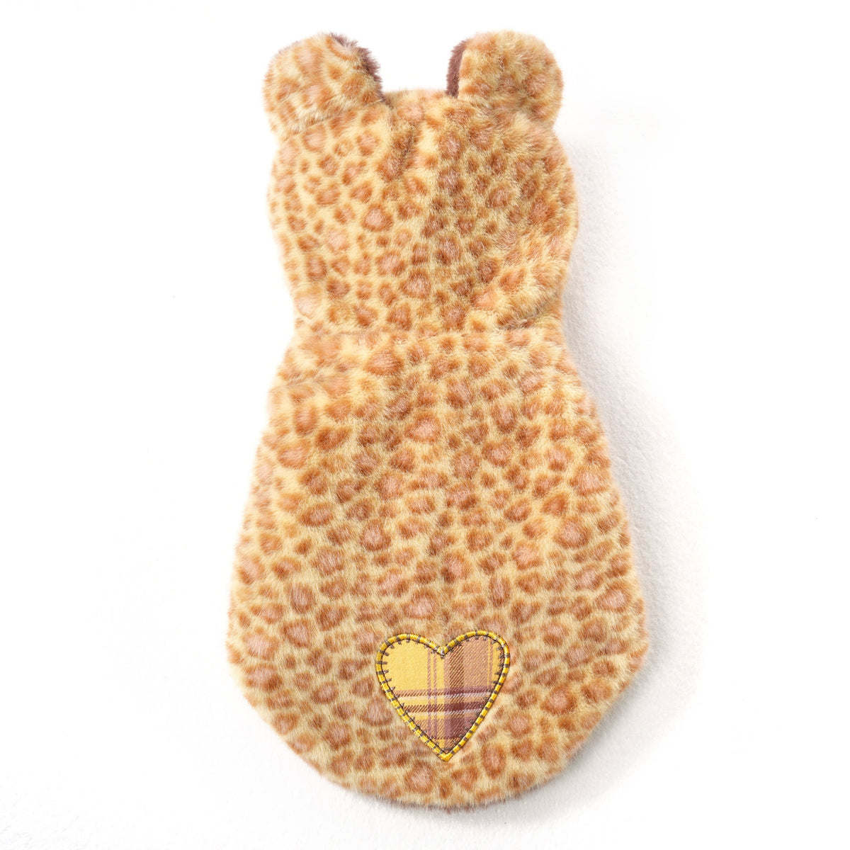 Leopard-Print Bear dog vest – product photo 2, kawaii pet apparel by kuwoof