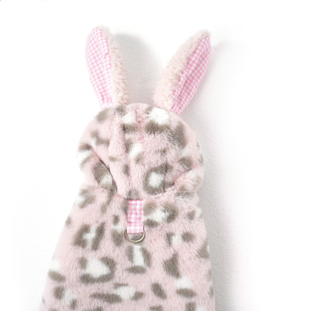 Leopard-Print Bunny dog vest – product photo 4, kawaii pet apparel by kuwoof
