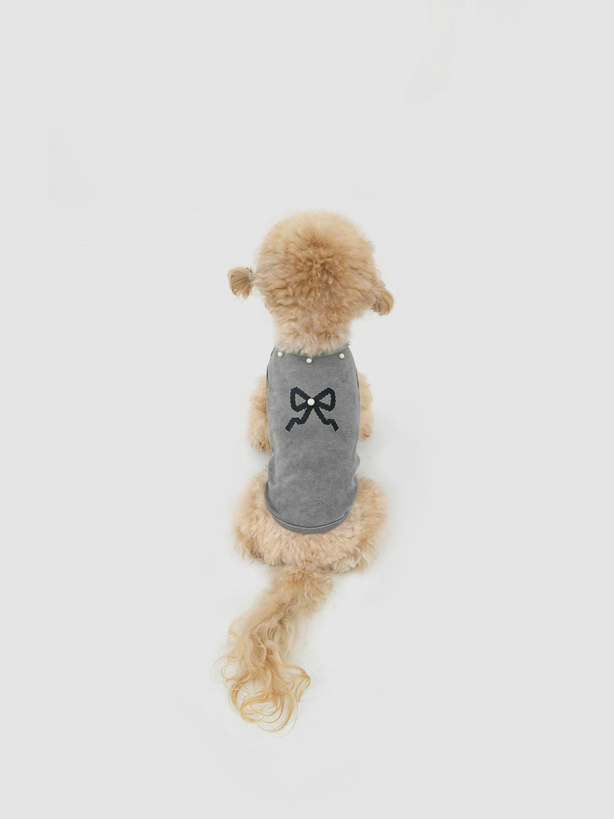 Silver-Gray Minor dog vest – product photo 2, kawaii pet apparel by kuwoof