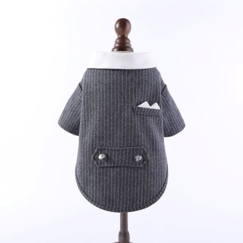 British Evening Gown dog coat – product photo 2, kawaii pet apparel by kuwoof