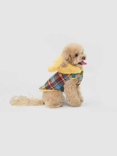 Butter Bear dog vest – product photo 4, kawaii pet apparel by kuwoof