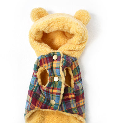 Butter Bear dog vest – product photo 7, kawaii pet apparel by kuwoof