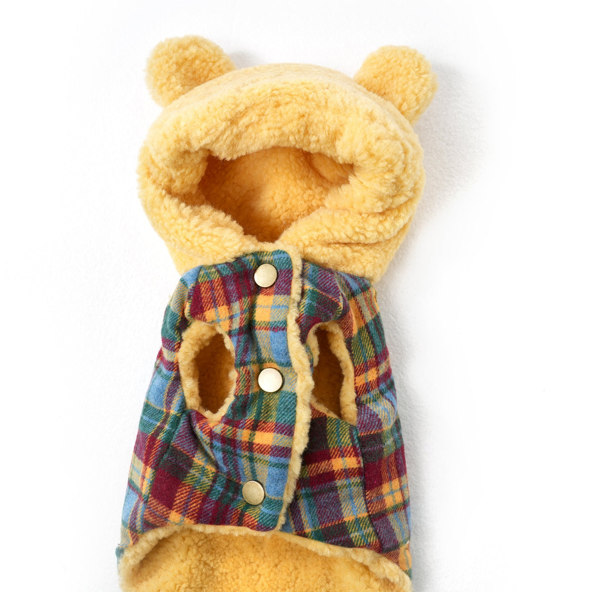 Butter Bear dog vest – product photo 7, kawaii pet apparel by kuwoof