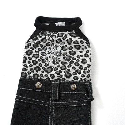 Colorful Denim dog dress – product photo 7, kawaii pet apparel by kuwoof