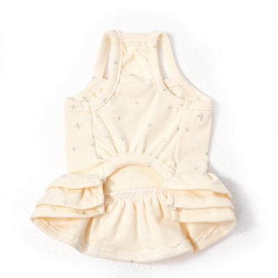 Cream Nebula dog dress – product photo 6, kawaii pet apparel by kuwoof