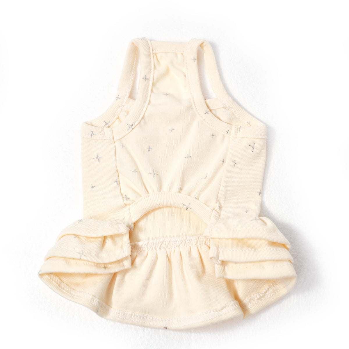 Cream Nebula dog dress – product photo 6, kawaii pet apparel by kuwoof