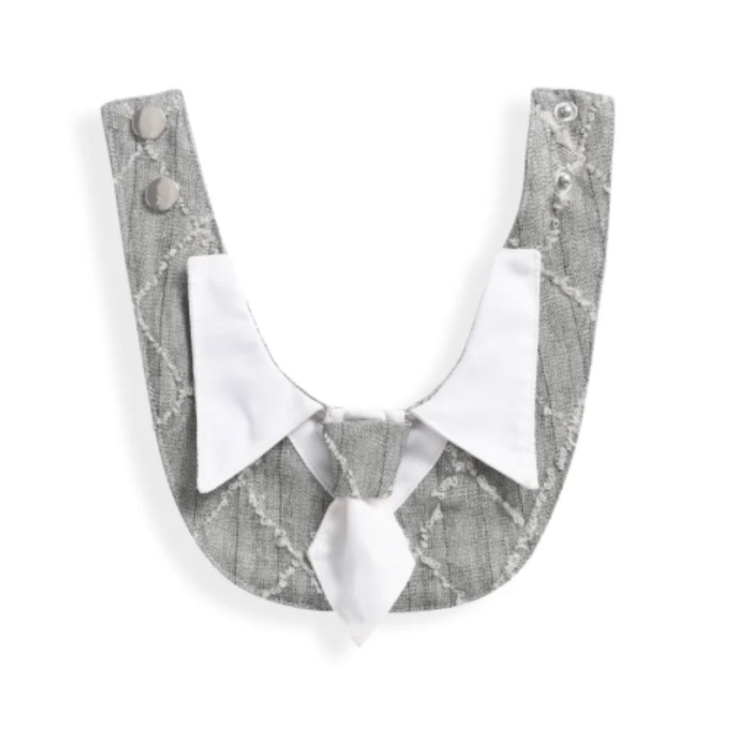 Dapper Pup Tie Bib – product photo 16, kawaii pet apparel by kuwoof