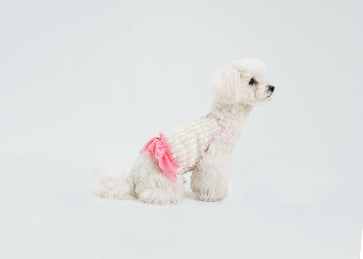 Dream Ballet dog dress – product photo 3, kawaii pet apparel by kuwoof