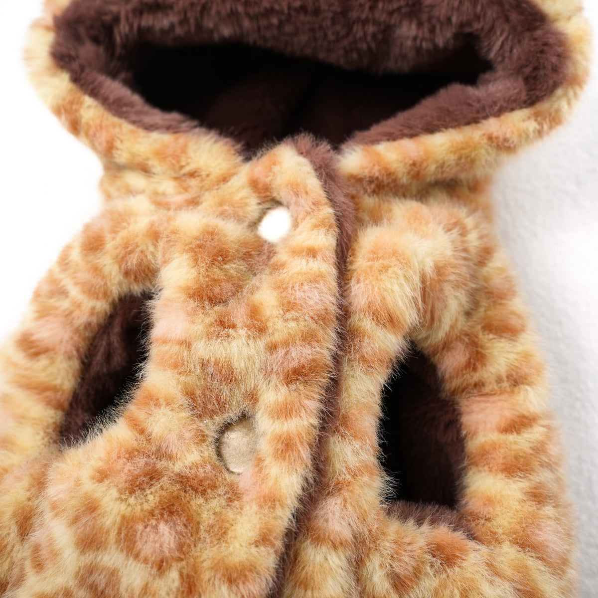 Leopard-Print Bear dog vest – product photo 4, kawaii pet apparel by kuwoof