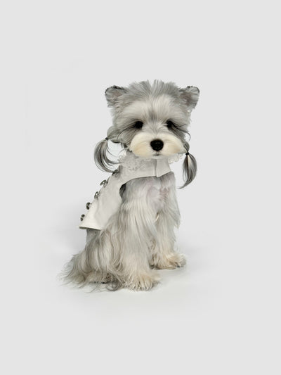 Lorraine dog dress – product photo 4, kawaii pet apparel by kuwoof