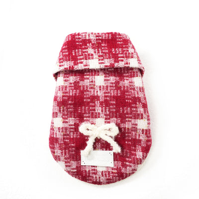 New Day Bow dog coat – product photo 5, kawaii pet apparel by kuwoof