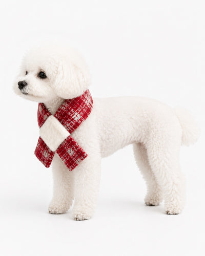 New Day Bow Scarf for dogs – product photo 3, kawaii pet apparel by kuwoof