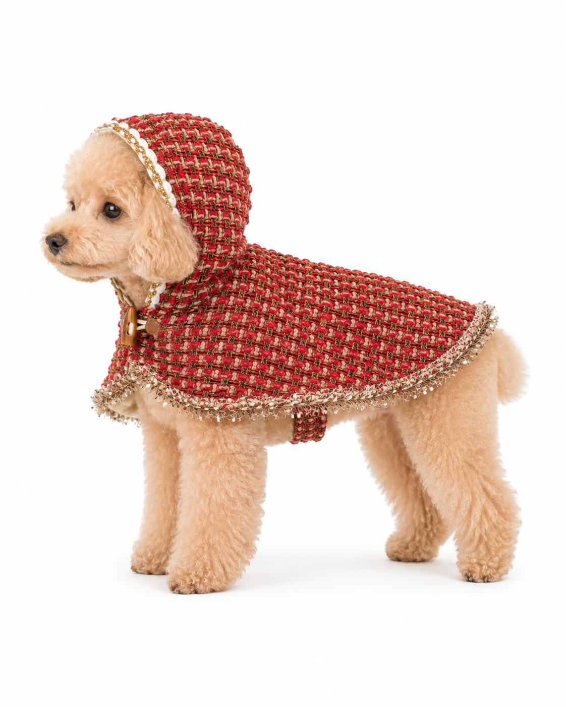 New Year's Christmas Cape for dogs – product photo 5, kawaii pet apparel by kuwoof