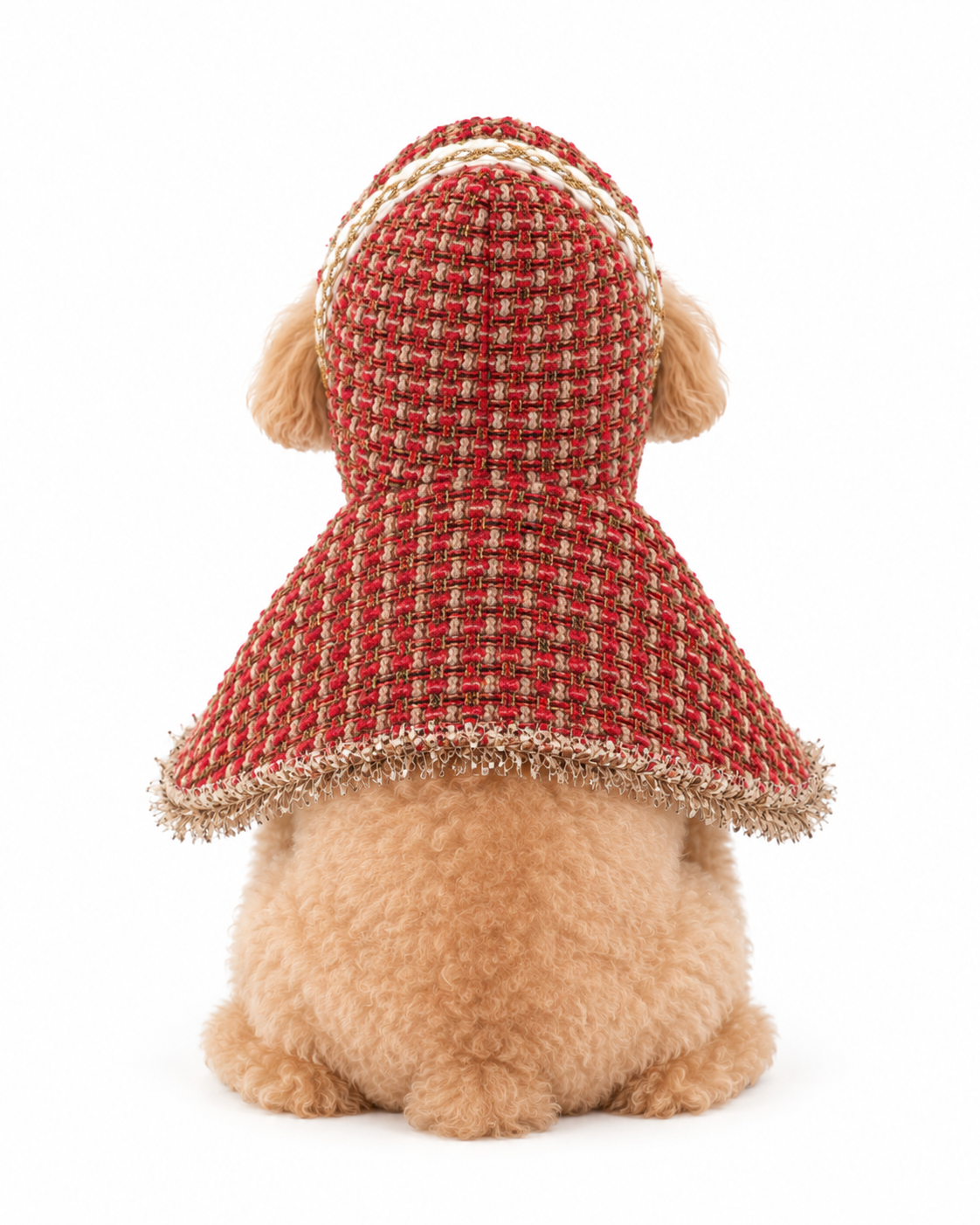 New Year's Christmas Cape for dogs – product photo 6, kawaii pet apparel by kuwoof
