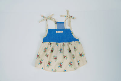Pasture Blues dog dress – product photo 7, kawaii pet apparel by kuwoof