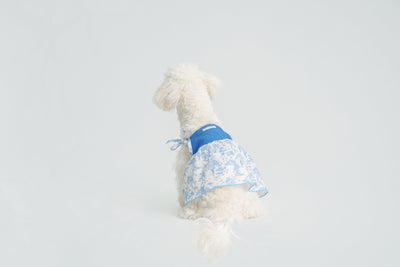 Pasture Blues dog dress – product photo 10, kawaii pet apparel by kuwoof