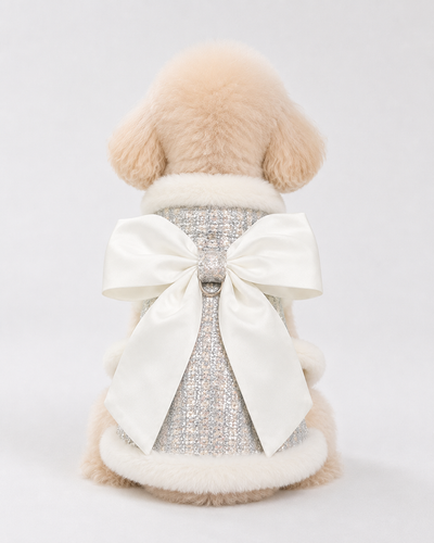 Pearl dog dress – product photo 4, kawaii pet apparel by kuwoof