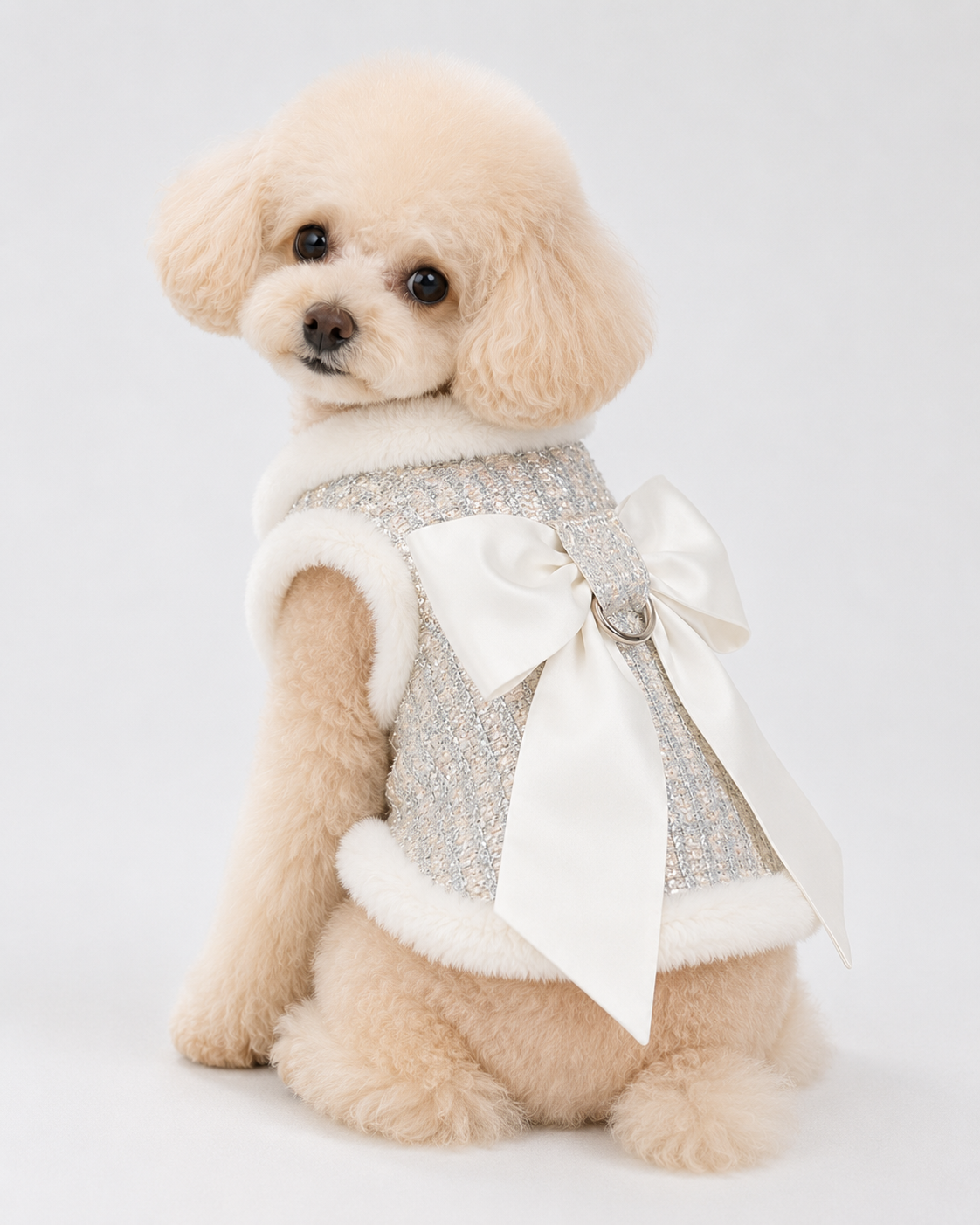 Pearl dog dress – product photo 5, kawaii pet apparel by kuwoof