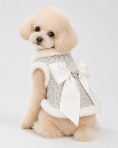 Pearl dog dress – product photo 5, kawaii pet apparel by kuwoof