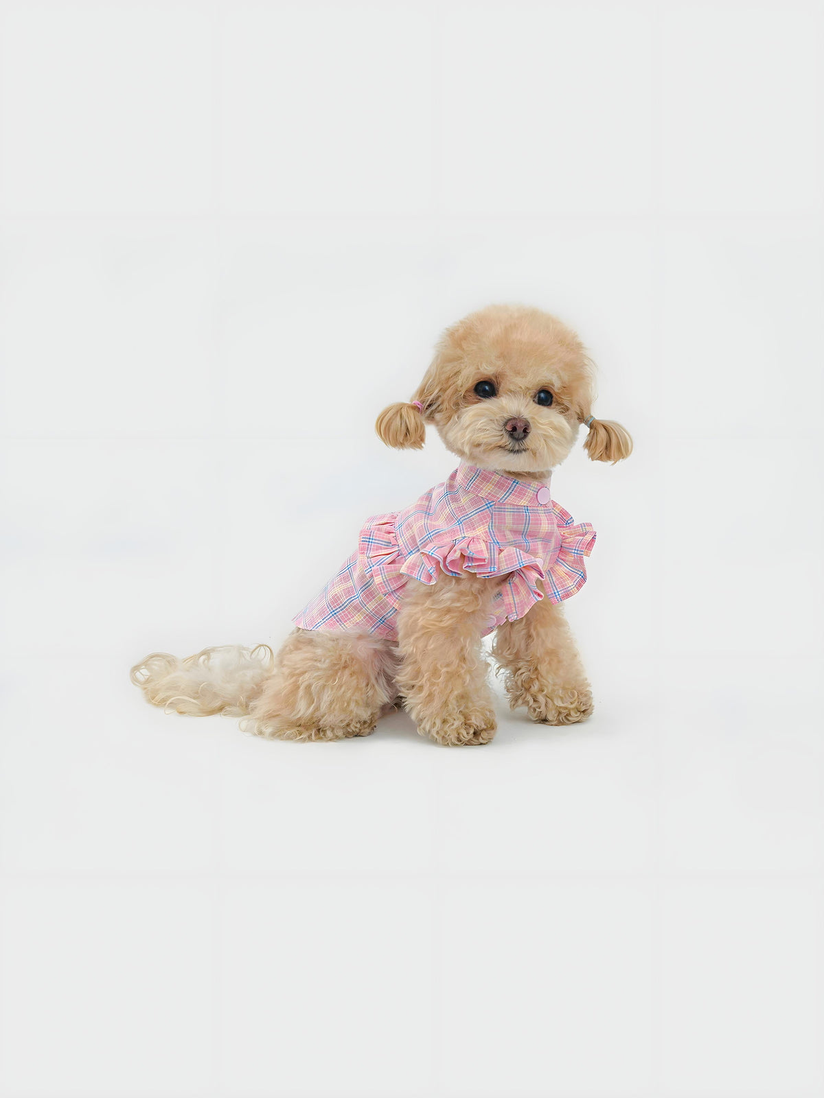 Puffs dog dress – product photo 3, kawaii pet apparel by kuwoof