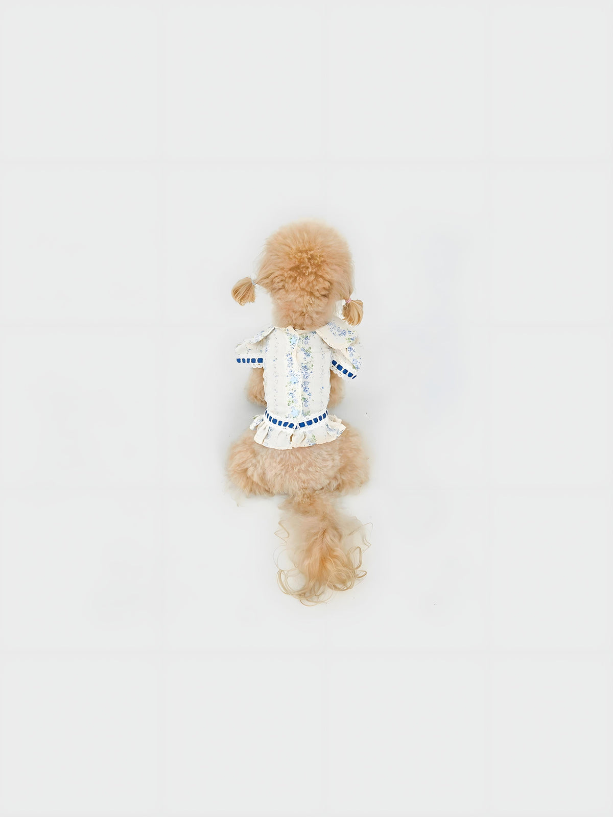 Serene Garden dog dress – product photo 2, kawaii pet apparel by kuwoof
