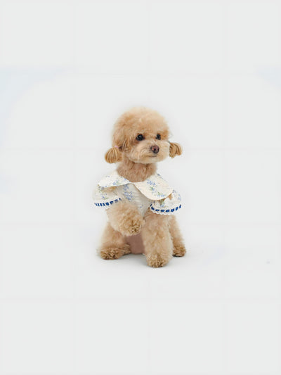 Serene Garden dog dress – product photo 3, kawaii pet apparel by kuwoof