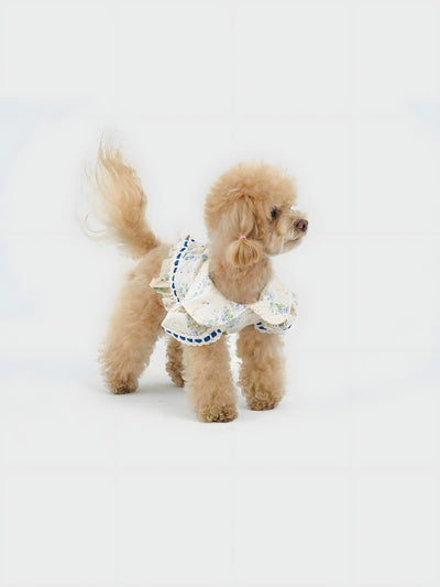 Serene Garden dog dress – product photo 4, kawaii pet apparel by kuwoof