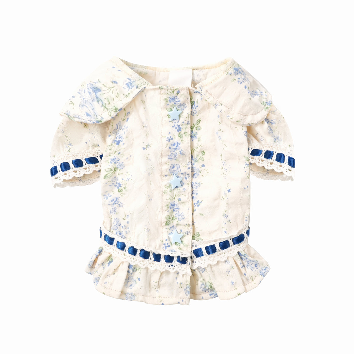 Serene Garden dog dress – product photo 5, kawaii pet apparel by kuwoof