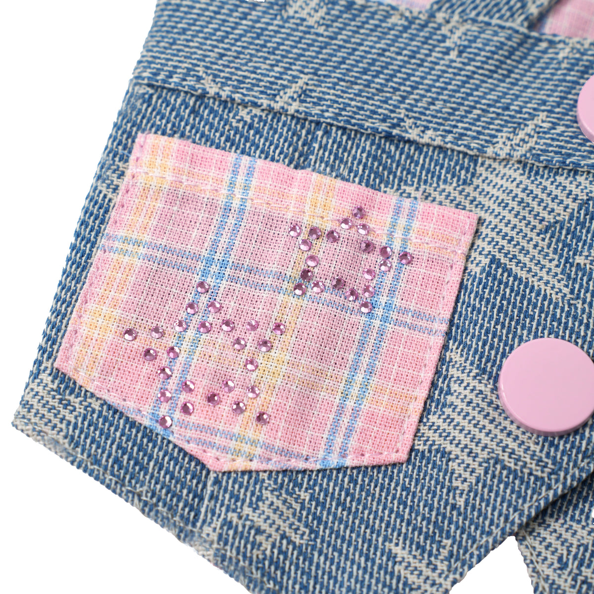 Starlit Cowboy dog shorts set – product photo 8, kawaii pet apparel by kuwoof