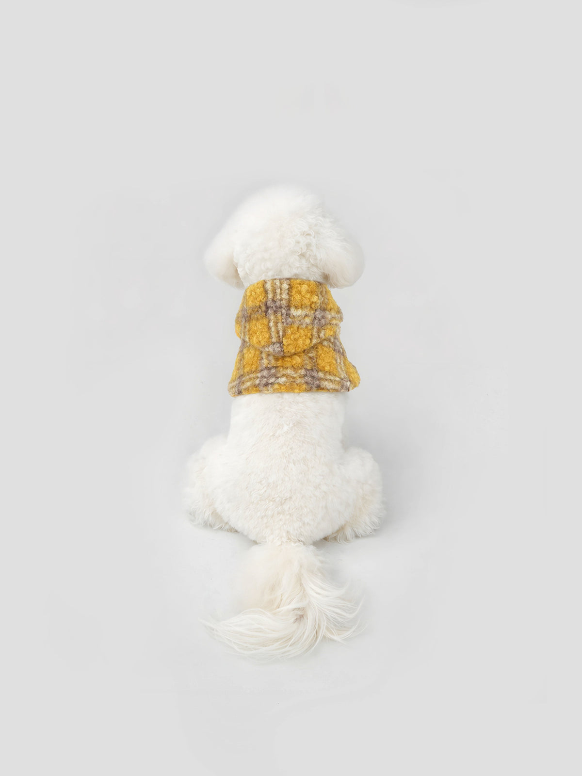 Sunlit Warm Fleece dog bandana vest – product photo 2, kawaii pet apparel by kuwoof
