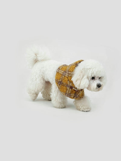 Sunlit Warm Fleece dog bandana vest – product photo 4, kawaii pet apparel by kuwoof
