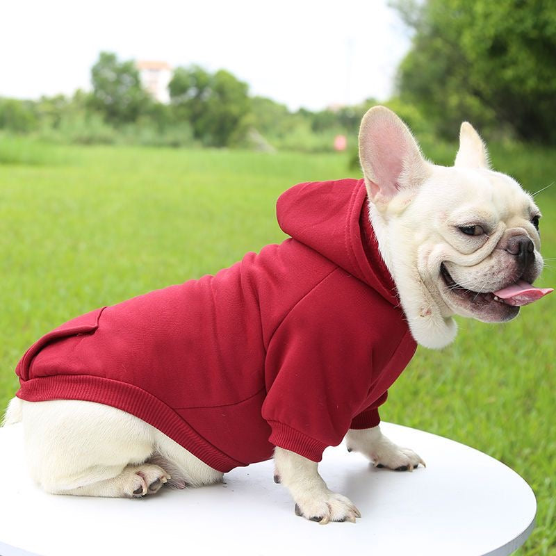 Winter Pullover dog hoodie – product photo 3, kawaii pet apparel by kuwoof